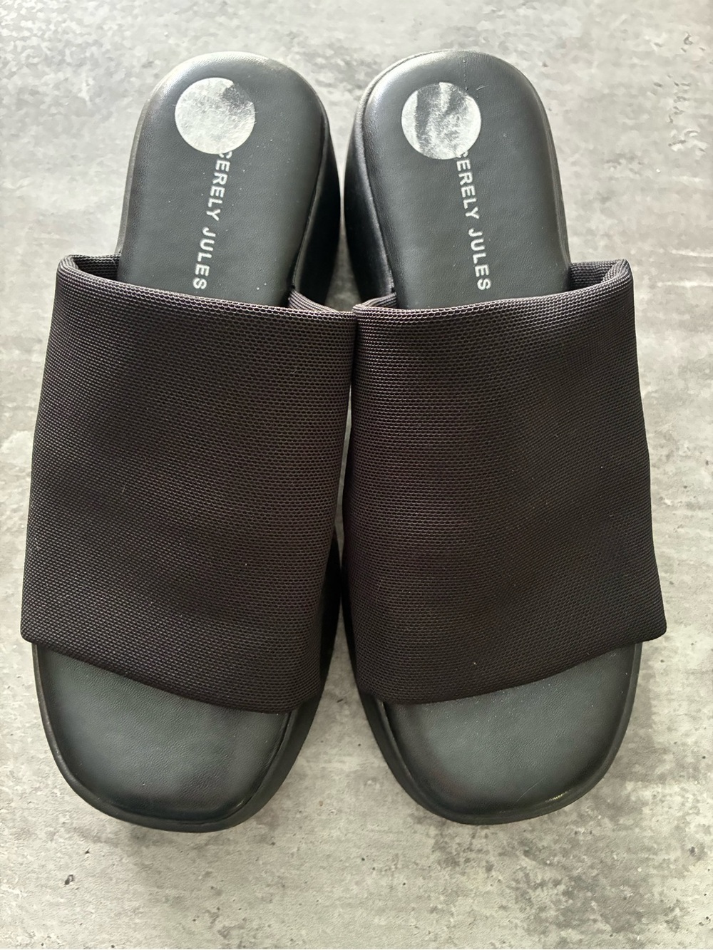 Women’s Black Slide Sandals